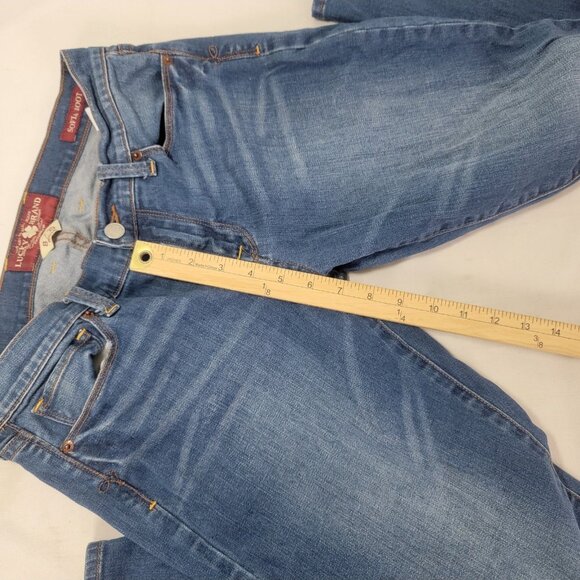 Lucky Brand Women's Blue Denim Jeans Size 8 / 29 Regular SOFIA BOOT ~31.5" Ins - Picture 8 of 9